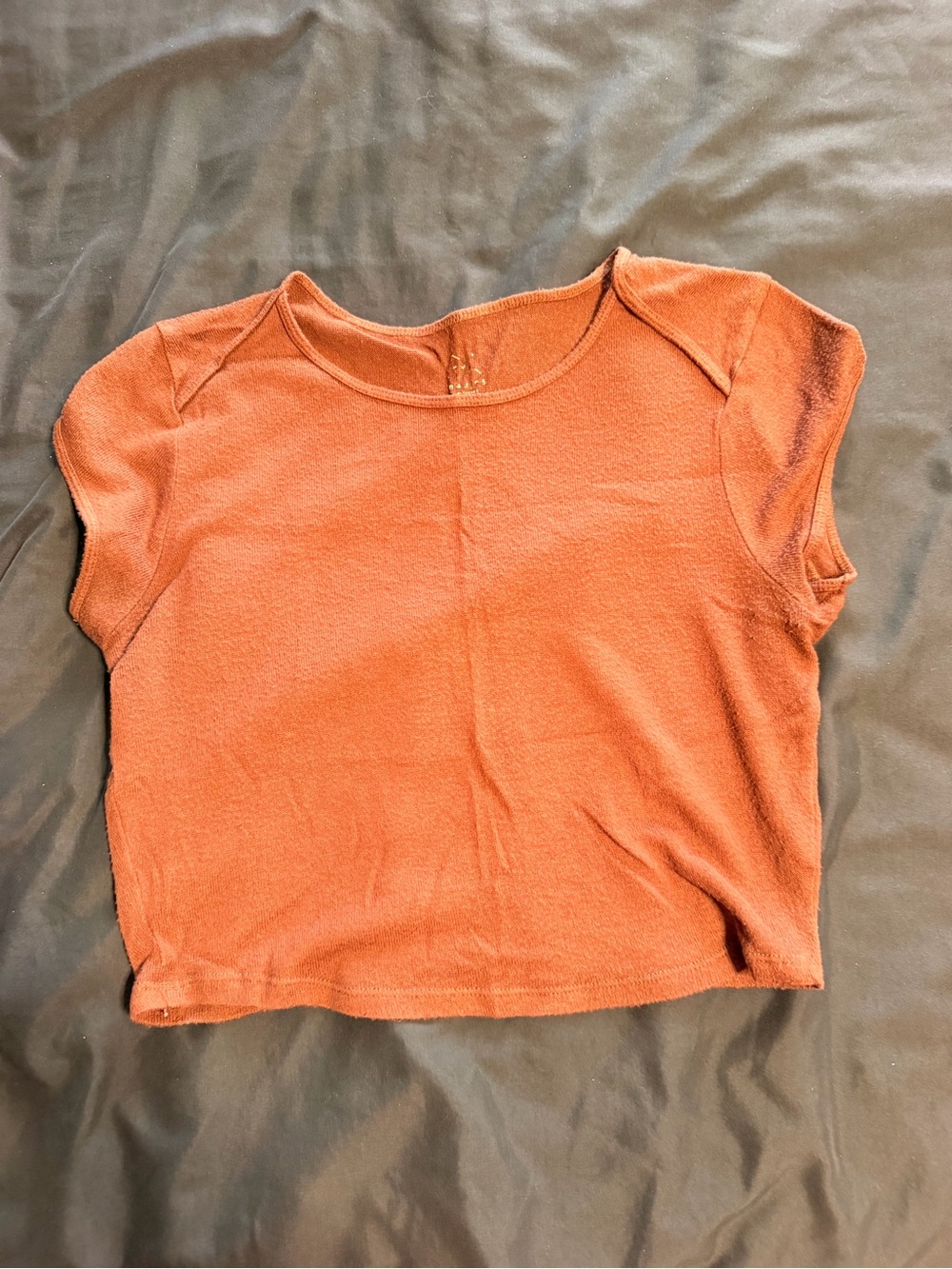 PacSun brown BASICS crop